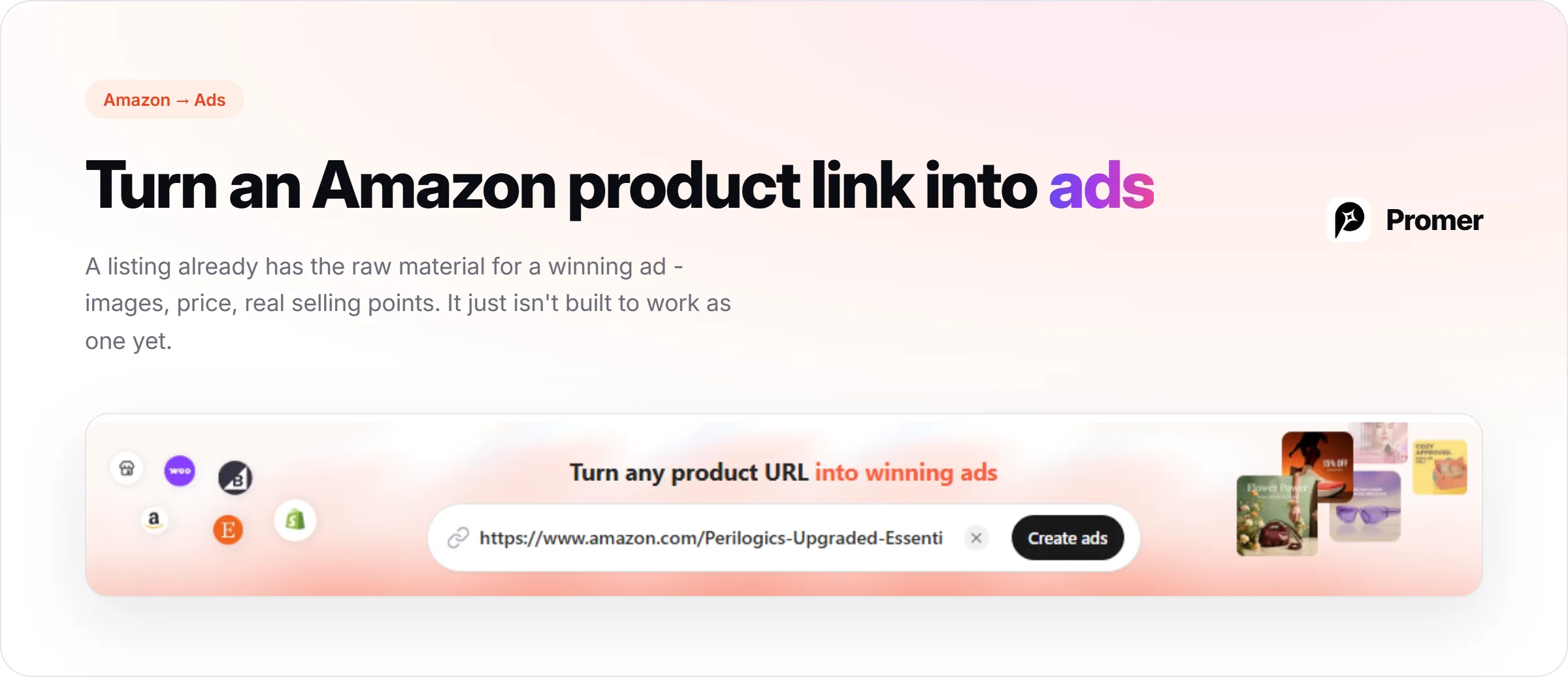 How to Turn an Amazon Product into Ads?