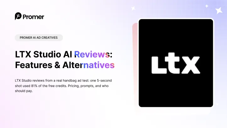 LTX Studio Reviews: My Handbag Ad Test, Credits and All