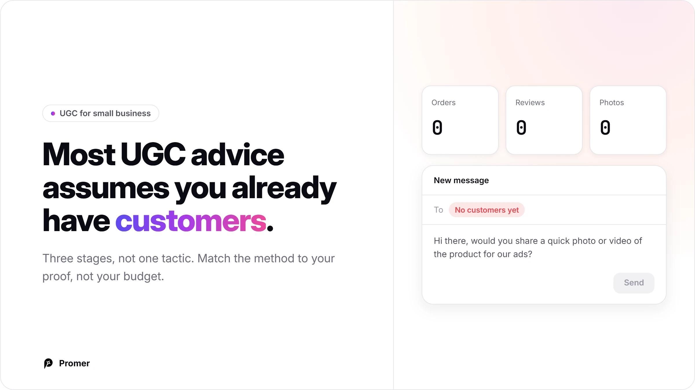 UGC for small business