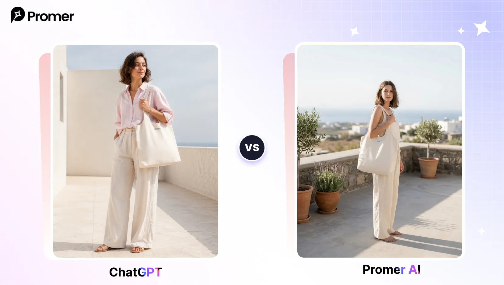 Seasonal Lookbook Spread: ChatGPT vs Promer AI comparison for this prompt