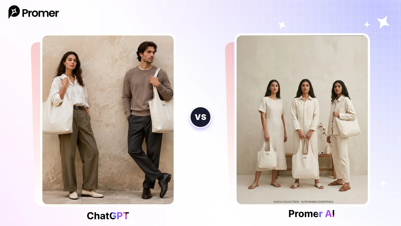 Coordinated Group Lookbook: ChatGPT vs Promer AI comparison for this prompt