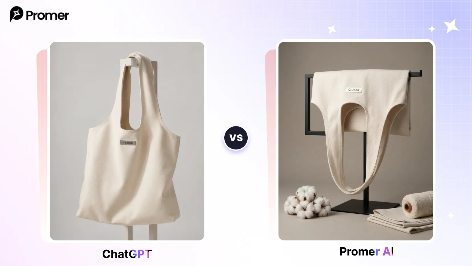 Draped Fabric Detail: ChatGPT vs Promer AI comparison for this prompt