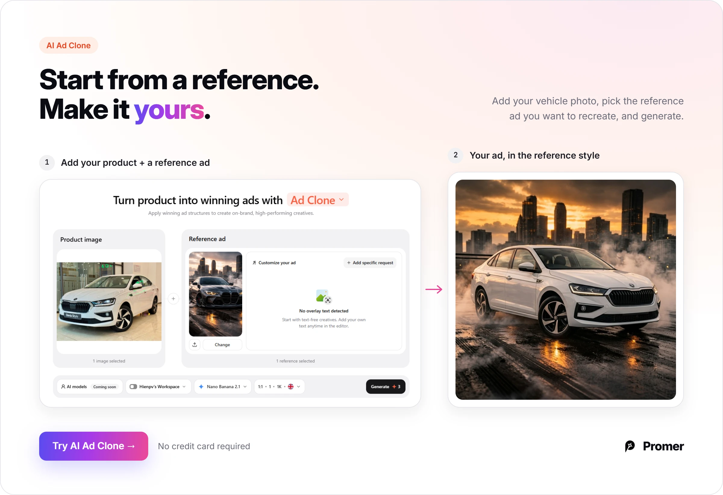 AI Ad Clone