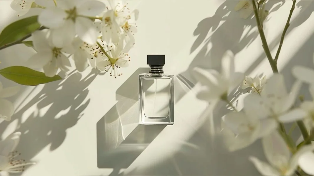 Perfume ad created with Promer AI Ad Clone