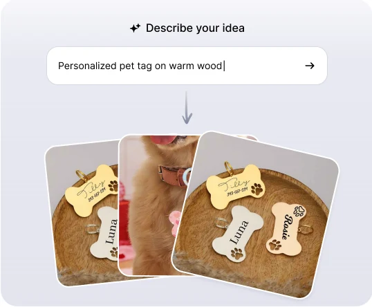 AI Ad Prompt for Etsy product photos