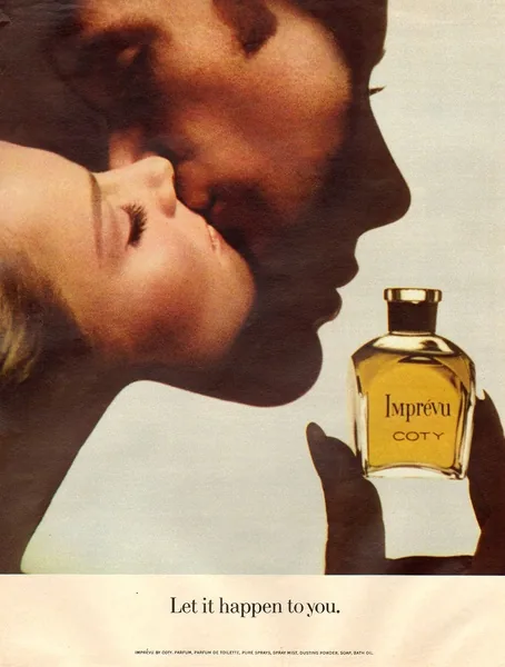 Perfume ad created with Promer AI Ad Concept