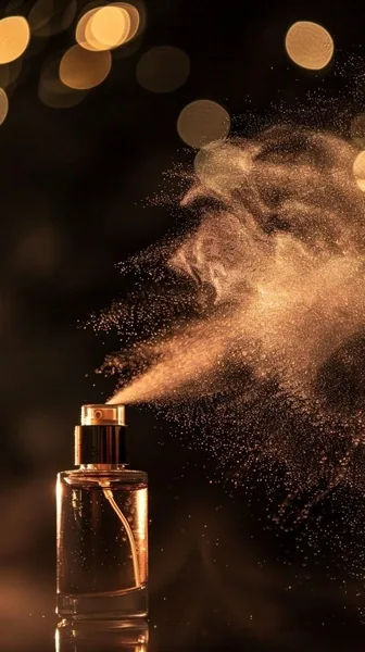 Perfume ad created with Promer AI Ad Clone