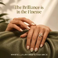 Jewelry ad created with Promer AI Ad Concept