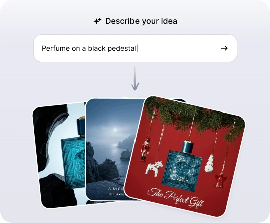 AI Ad Prompt for perfume product images