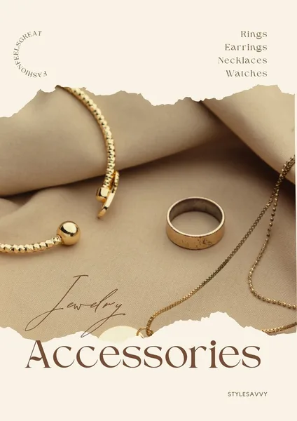 Jewelry ad created with Promer AI Ad Clone