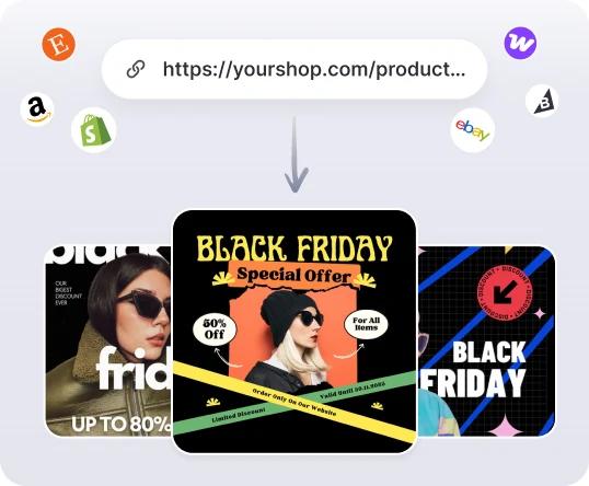 AI Ad Concept for Black Friday ads