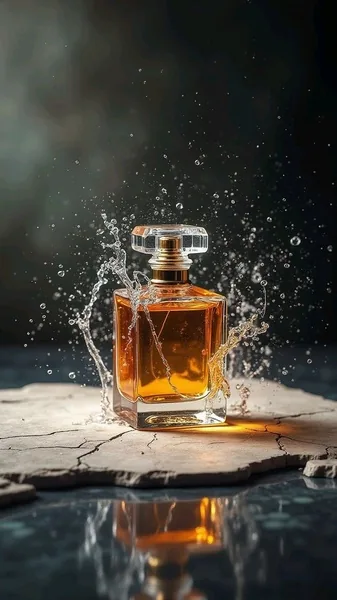 Perfume ad created with Promer AI Ad Clone
