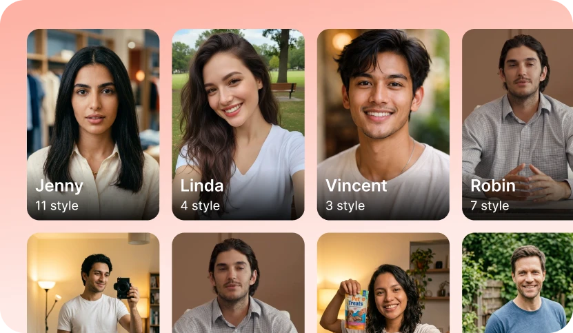 Choose from 5000+ AI Avatars