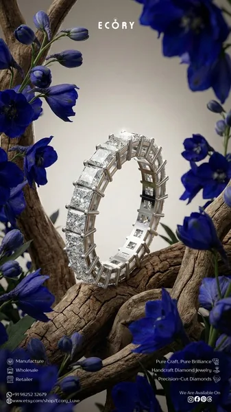 Jewelry ad created with Promer AI Ad Clone